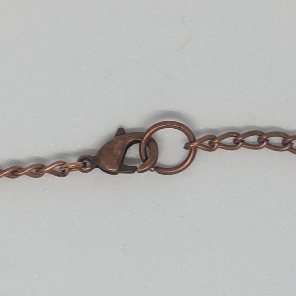 "Destined" Labradorite Key Copper Necklace - Picture 7 of 9